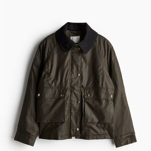H&M waxed twill jacket